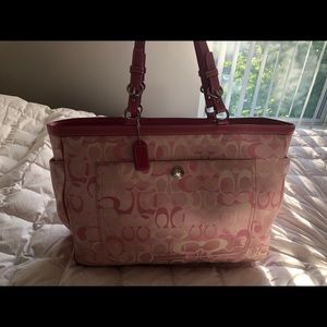 Coach Diaper Bag - Pink